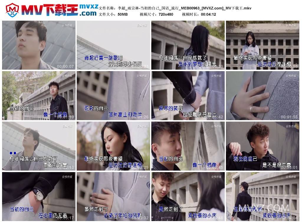 李超_雨宗林-当初的自己_国语_流行_MEB00963